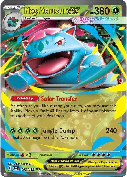 Mega Venusaur Ex (003/132) [Mega Evolution: Base Set] 1