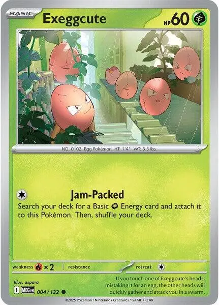 Exeggcute (004/132) [Mega Evolution: Base Set] 1