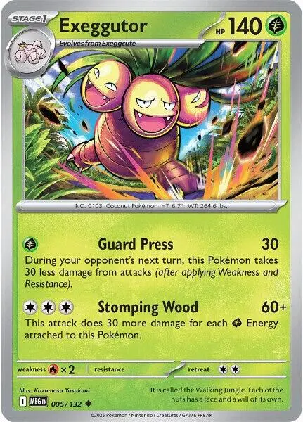 Exeggutor (005/132) [Mega Evolution: Base Set] 1