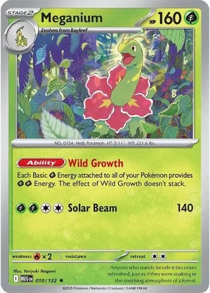 Meganium (010/132) [Mega Evolution: Base Set] 1