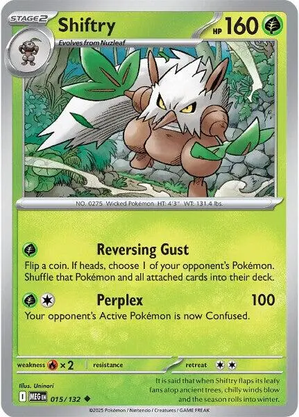 Shiftry (015/132) [Mega Evolution: Base Set] 1