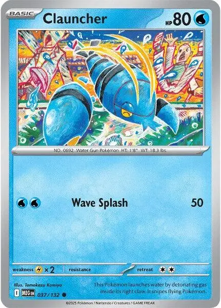 Clauncher (037/132) [Mega Evolution: Base Set] 1