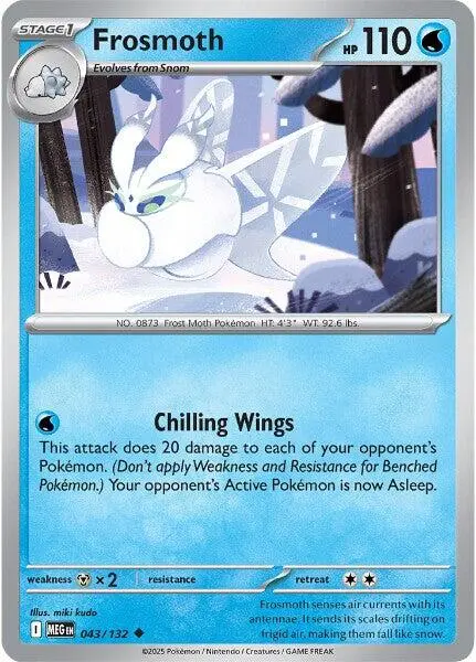 Frosmoth (043/132) [Mega Evolution: Base Set] 1