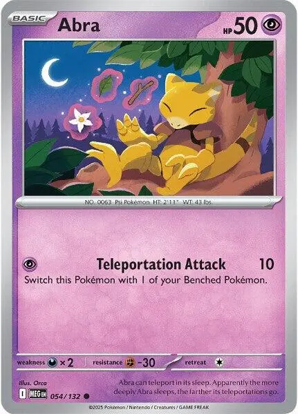 Abra (054/132) [Mega Evolution: Base Set] 1