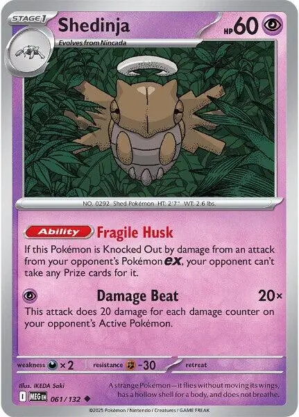 Shedinja (061/132) [Mega Evolution: Base Set] 1