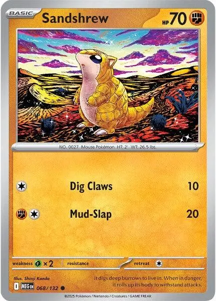 Sandshrew (068/132) [Mega Evolution: Base Set] 1