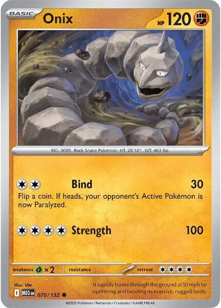 Onix (070/132) [Mega Evolution: Base Set] 1