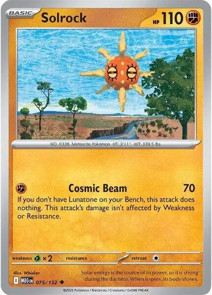 Solrock (075/132) [Mega Evolution: Base Set] 1