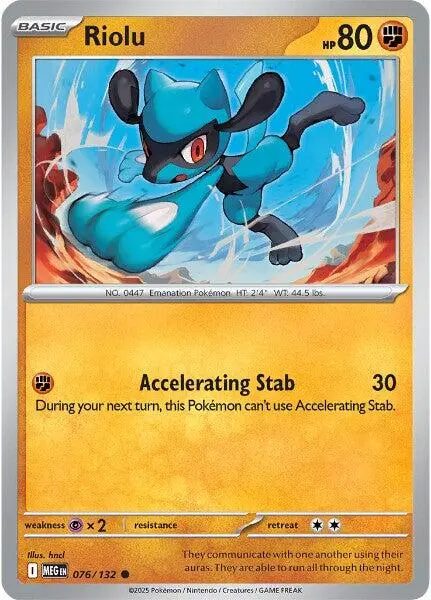 Riolu (076/132) [Mega Evolution: Base Set] 1