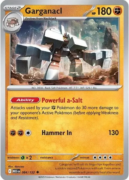 Garganacl (084/132) [Mega Evolution: Base Set] 1
