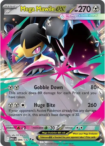 Mega Mawile Ex (094/132) [Mega Evolution: Base Set] 1