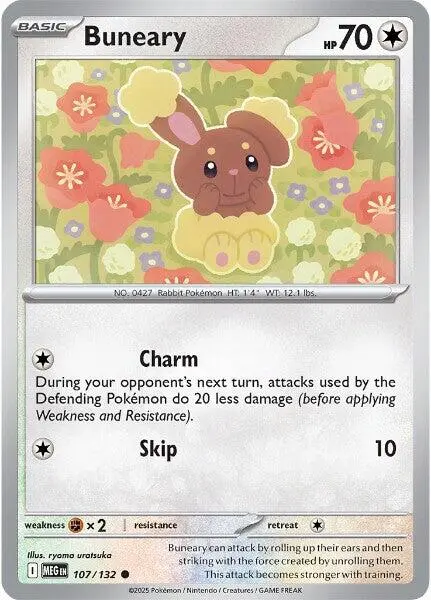 Buneary (107/132) [Mega Evolution: Base Set] 1