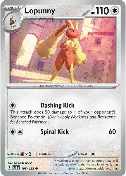 Lopunny (108/132) [Mega Evolution: Base Set] 1