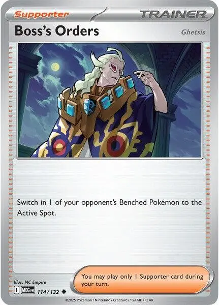 Boss's Orders (114/132) [Ghetsis] [Mega Evolution: Base Set] 1