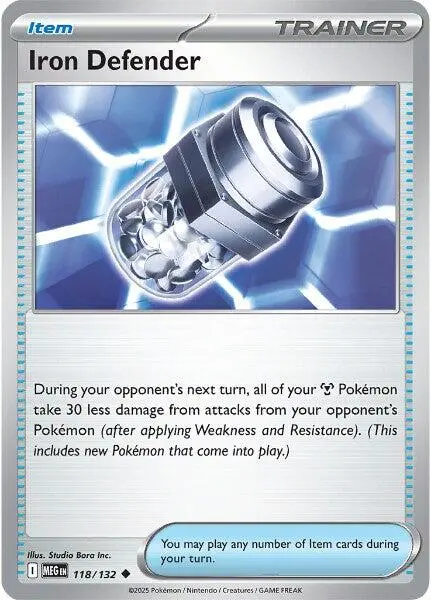 Iron Defender (118/132) [Mega Evolution: Base Set] 1