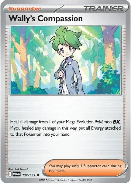 Wally's Compassion (132/132) [Mega Evolution: Base Set] 1