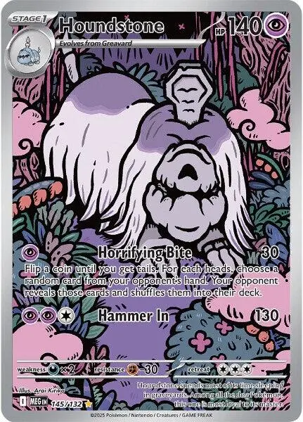 Houndstone (145/132) [Mega Evolution: Base Set] 1