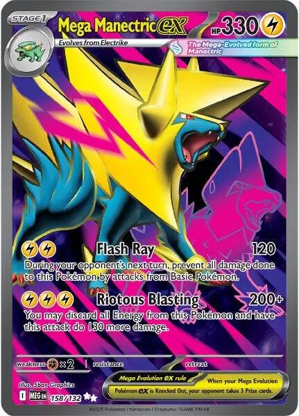 Mega Manectric Ex (158/132) [Mega Evolution: Base Set] 1