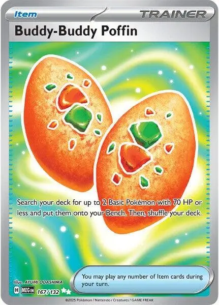 Buddy-Buddy Poffin (167/132) [Mega Evolution: Base Set] 1