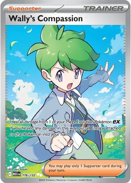 Wally's Compassion (176/132) [Mega Evolution: Base Set] 1