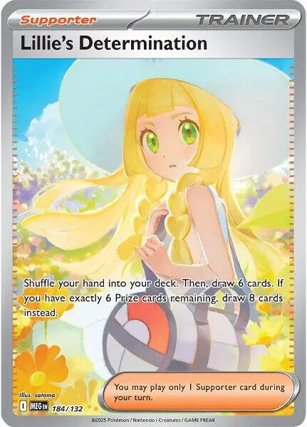 Lillie's Determination (184/132) [Mega Evolution: Base Set] 1