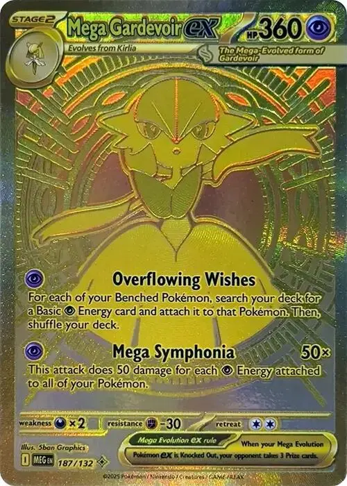 Mega Gardevoir Ex (187/132) [Mega Evolution: Base Set] 1