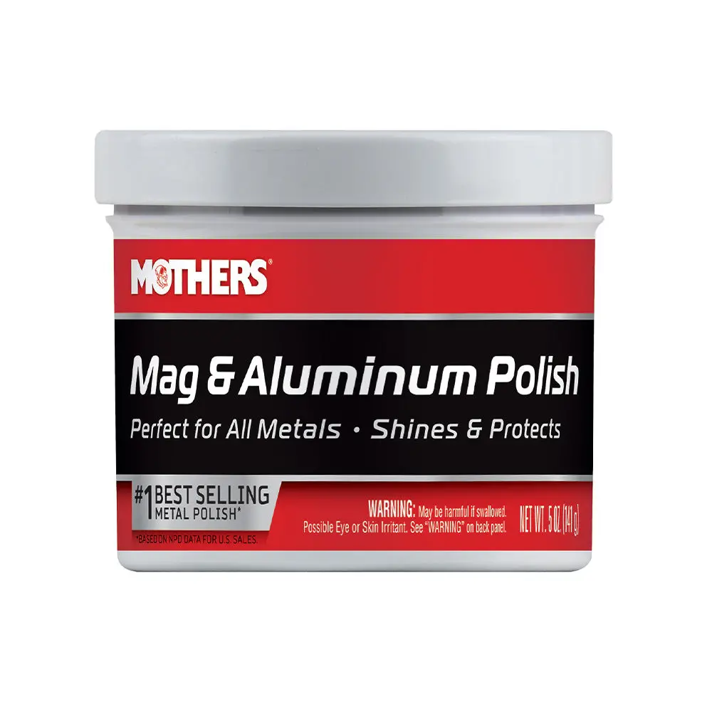 Mothers Metal Polish Mag And Aluminium Wheel Rim Shine Protect 140G 655100 1