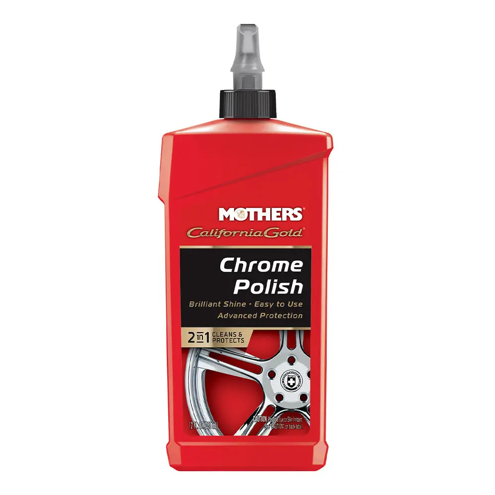 Mothers Chrome Polish California Gold 355Ml Restore Protect 1