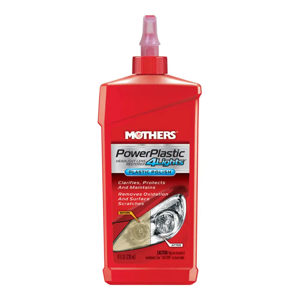 Mothers Power Plastic 4 Lights 236Ml Headlight Plastic Polish 1