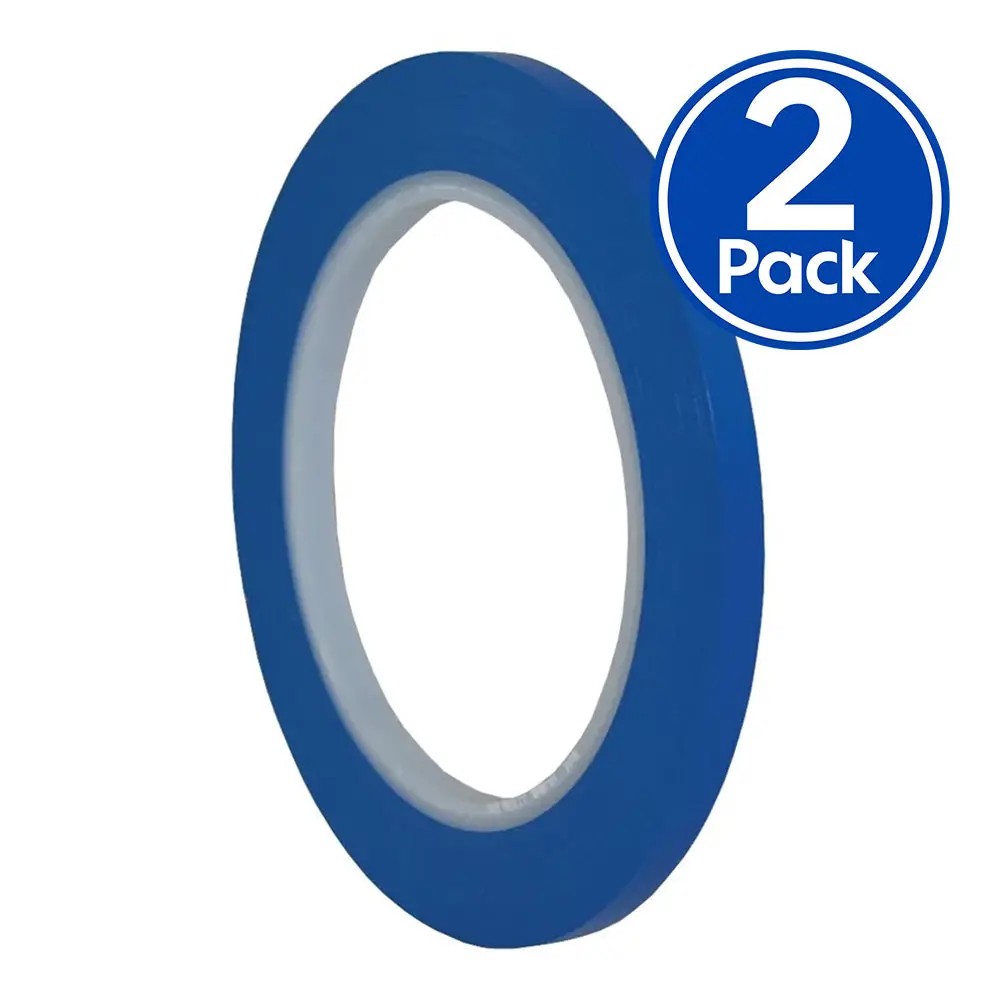 Norton Blue Fine Line Tape 12Mm X 55M X 2 Pack Automotive Paint 150°C 1