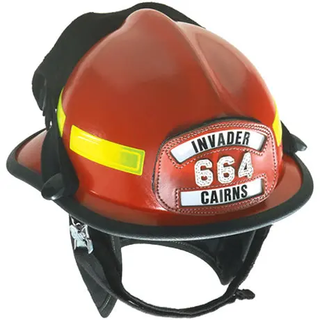 Msa 664Fsr Cairns Invader Fire Helmet Red 1