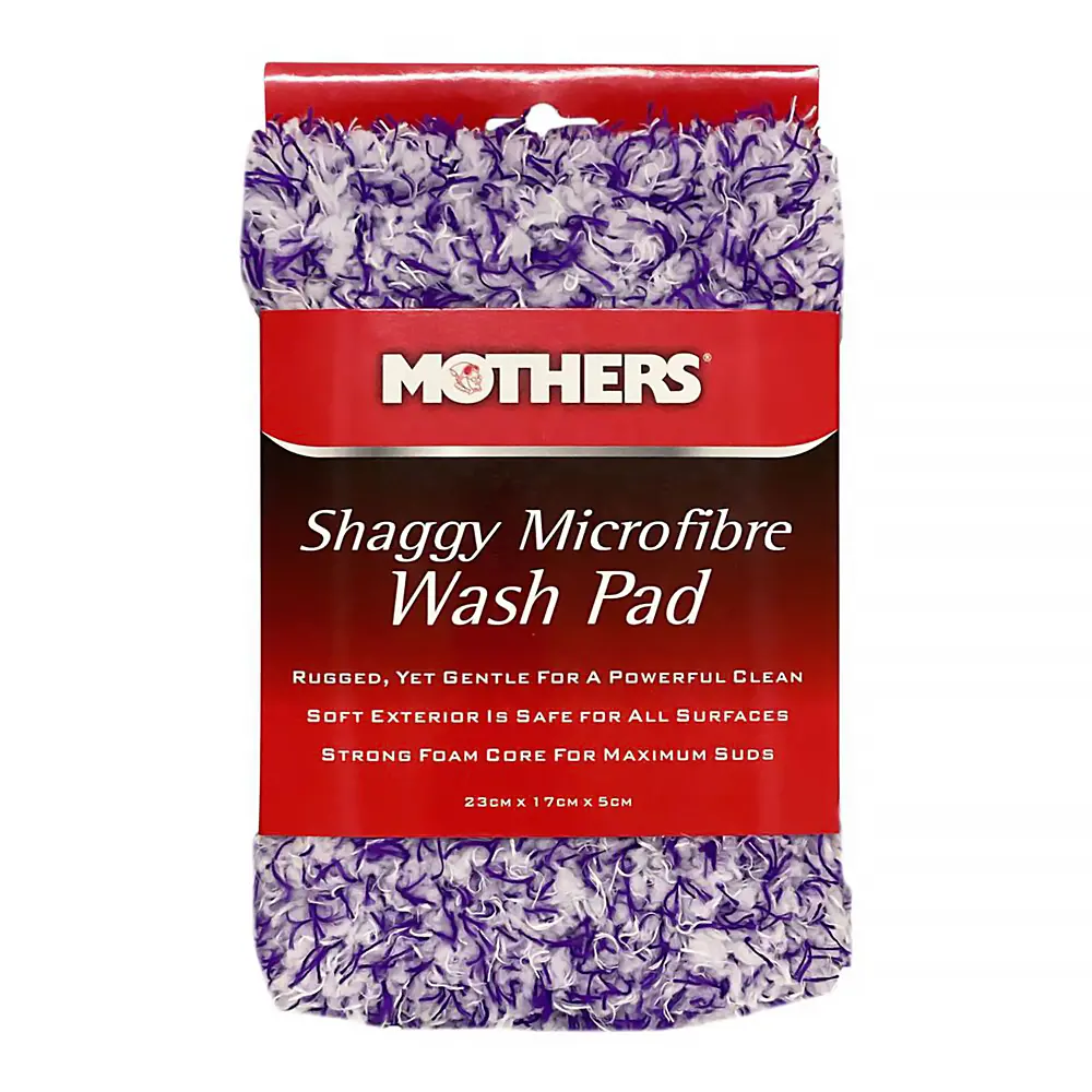 Mothers Shaggy Microfibre Wash Pad Super Soft Strong Stitching 1