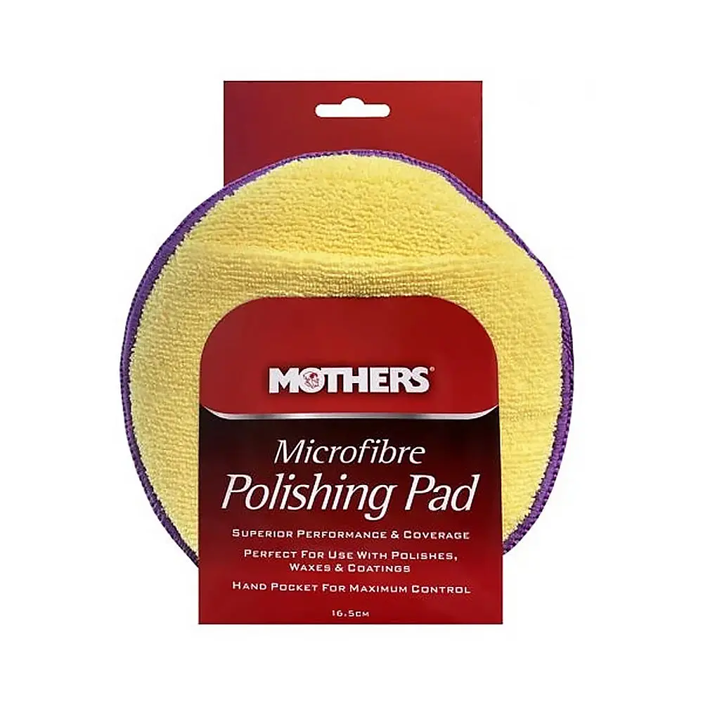 Mothers Microfibre Polishing Applicator Pad Round 16.5Cm 1