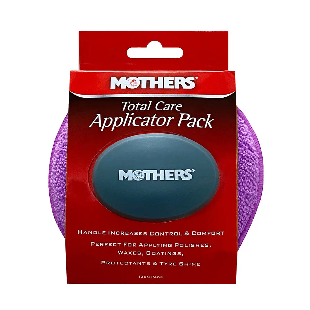 Mothers Total Care Polish & Wax Applicators Pack 12Cm 1