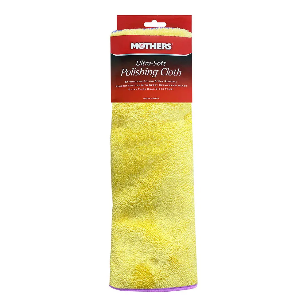 Mothers Ultra Soft Polishing Cloth 40Cm X 66Cm Effortless Polish & Wax Removal 1