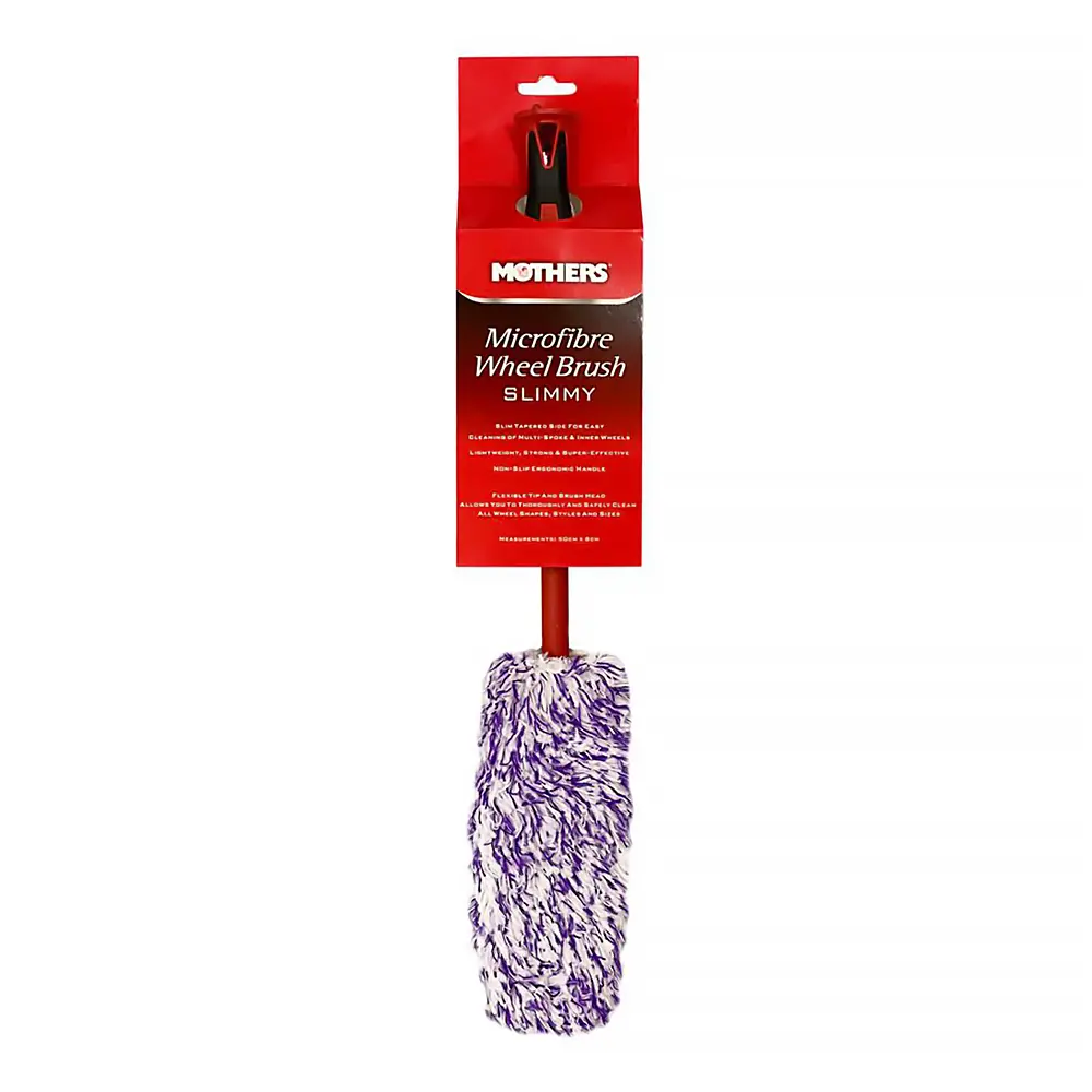 Mothers Slimmy Microfibre Wheel Cleaning Brush Replaceable Head Washable & Reusable 1