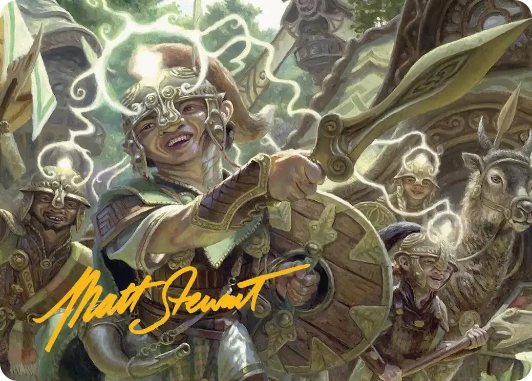 Thoughtweft Lieutenant Art Card (Gold-Stamped Signature) [Lorwyn Eclipsed Art Series] 1