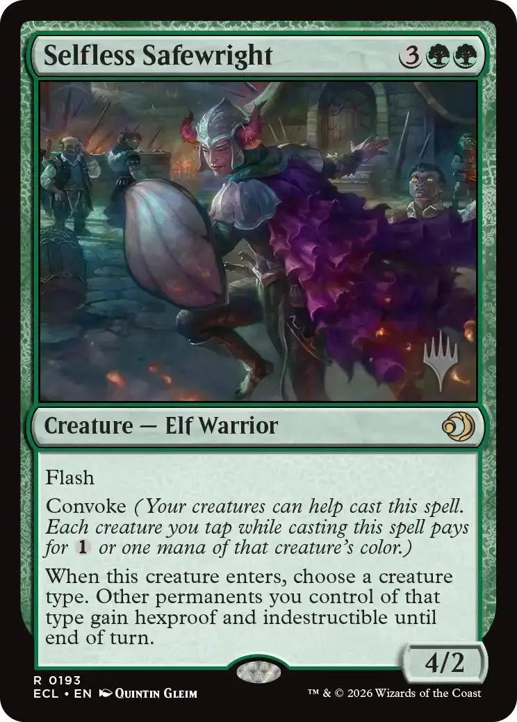 Selfless Safewright [Lorwyn Eclipsed Promos] 1