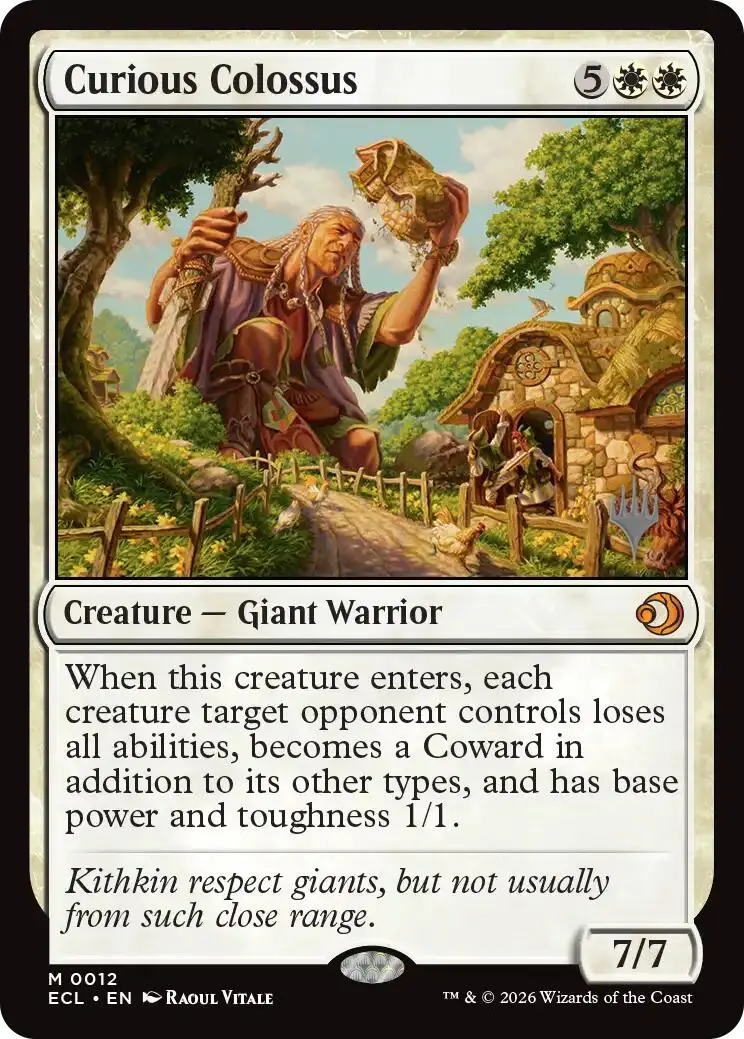 Curious Colossus [Lorwyn Eclipsed Promos] 1