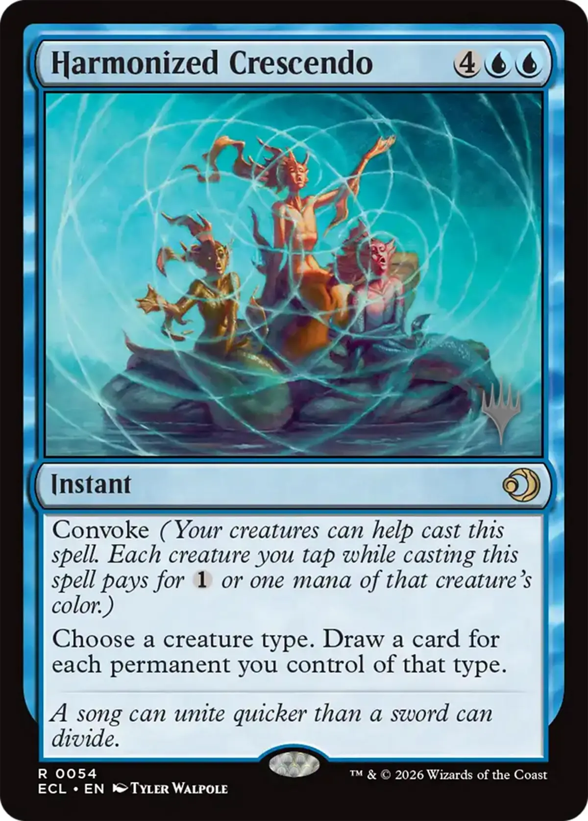 Harmonized Crescendo [Lorwyn Eclipsed Promos] 1