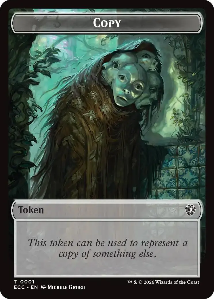 Copy // Plant Double-Sided Token [Lorwyn Eclipsed Tokens] 1