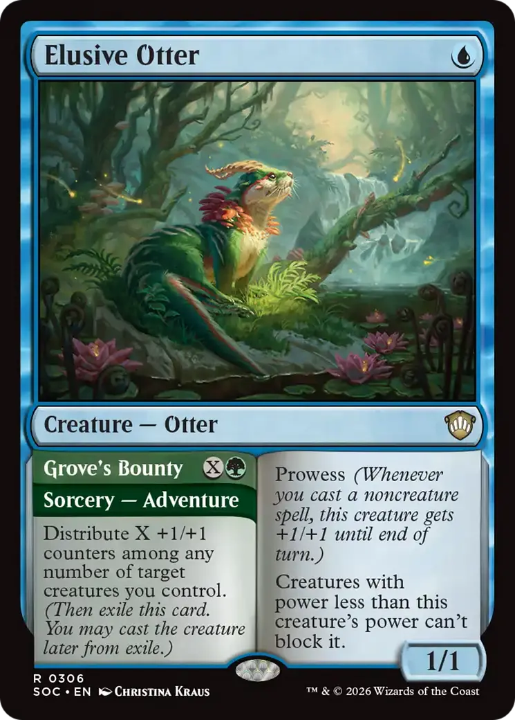 Elusive Otter [Secrets Of Strixhaven Commander] 1