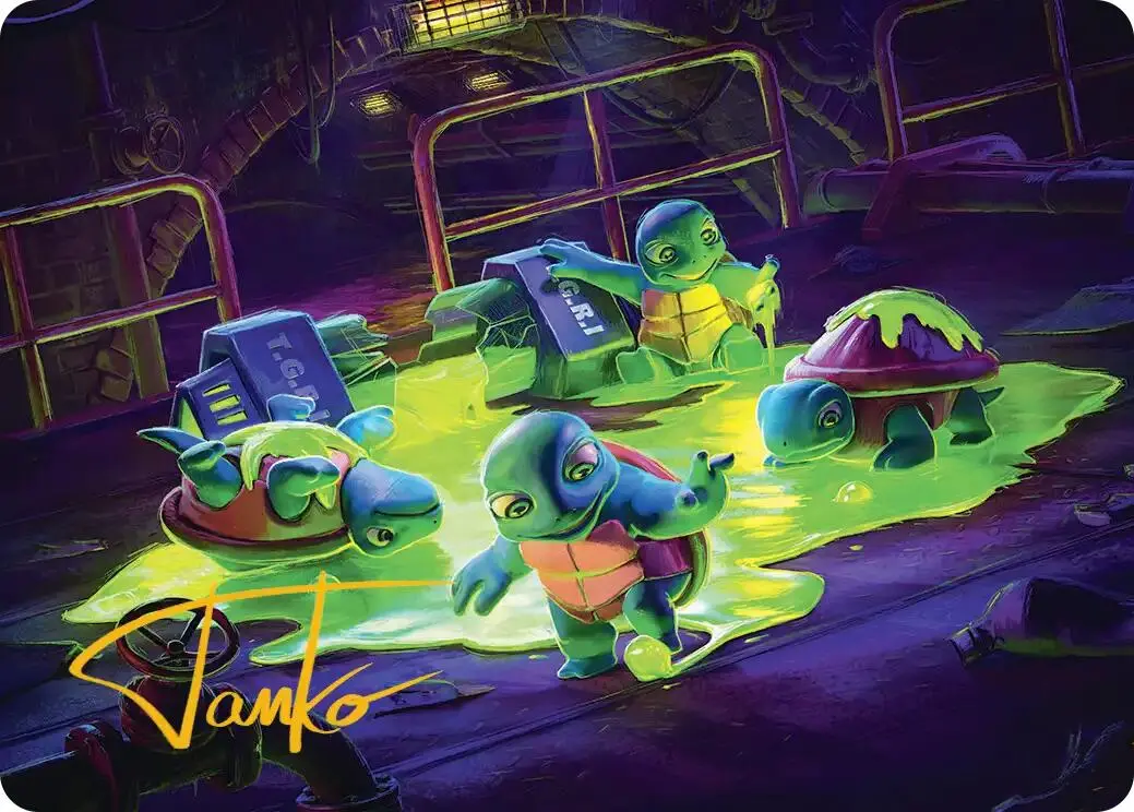 The Ooze Art Card (Gold-Stamped Signature) [Teenage Mutant Ninja Turtles Art Series] 1