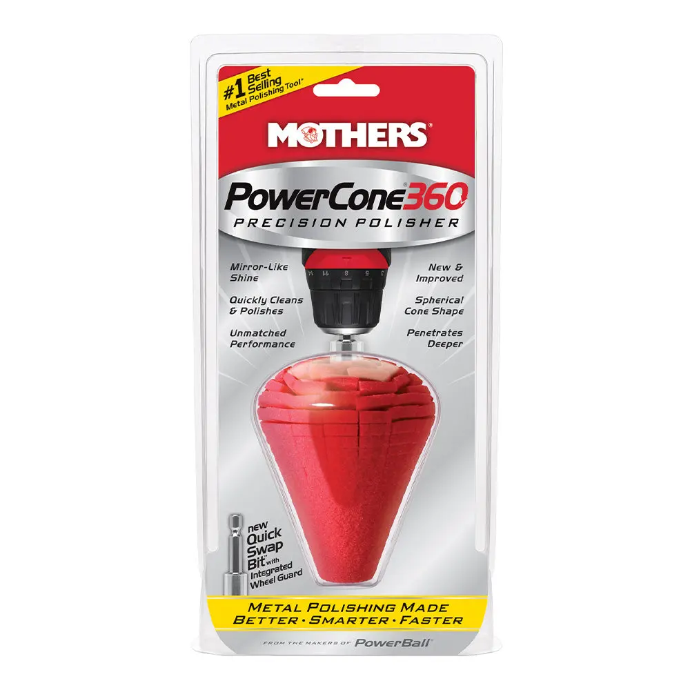 Mothers Power Cone 360 Precision Metal Polisher For Drill 1