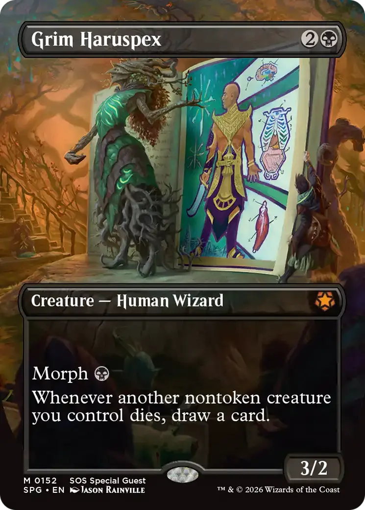 Grim Haruspex (Borderless) [Secrets Of Strixhaven Special Guests] 1