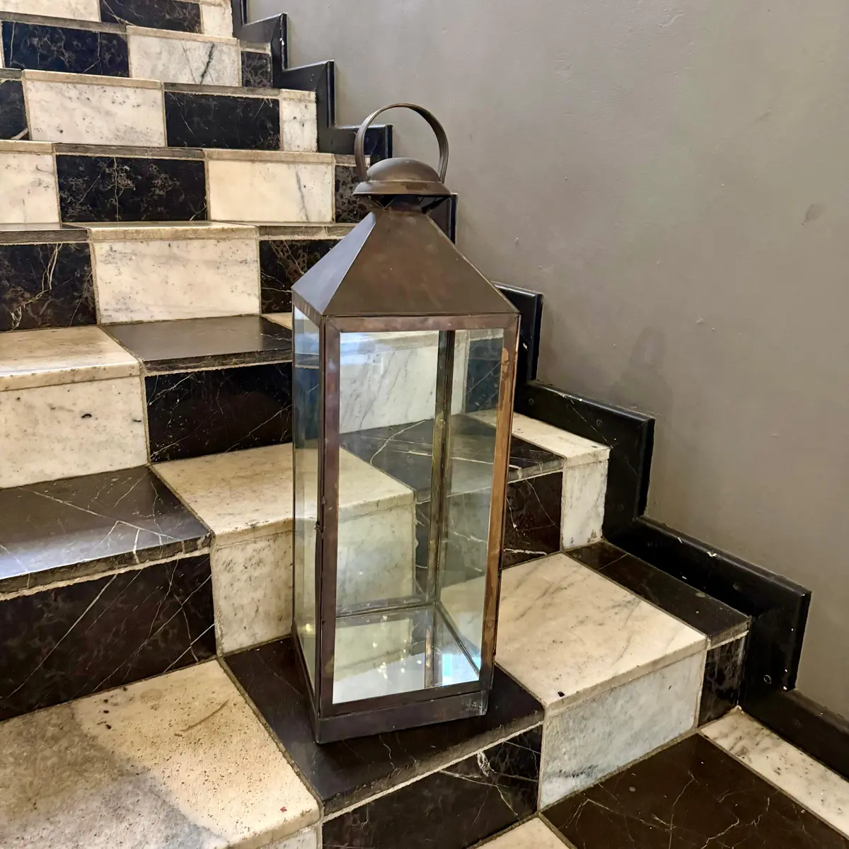 Large Decor Patina Lantern - Sold 1