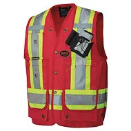 Surveyor's / Supervisor's Vest, Red 1