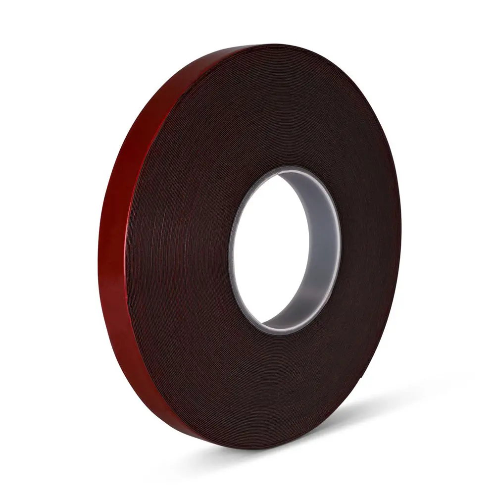 Bodyworx Acrylic Foam Double Sided Tape 6Mm X 10M Roll Black 1