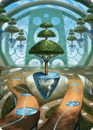 Rejuvenating Springs Art Card [Commander Masters Art Series] 1