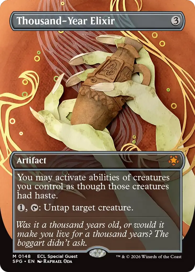 Thousand-Year Elixir (Borderless) [Lorwyn Eclipsed Special Guests] 1